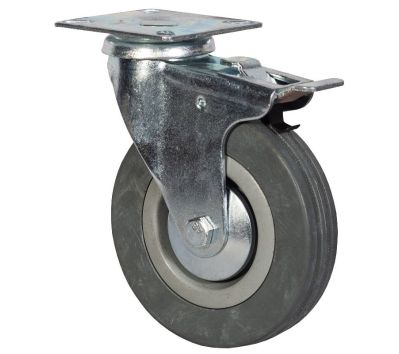 Колесо аппаратное поворотное с тормозом