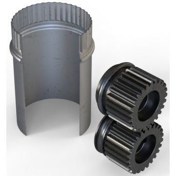 Ролики смежные гофро+ребро жесткости (Зиг машина RM-RME 250х1.2)