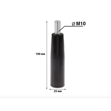 Ручка конусная М10х100 мм (1 шт) для промышленного оборудования с наружной резьбой