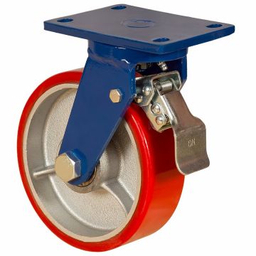 Колесо большегрузное поворотное  с тормозом 75 мм - SCpb 93