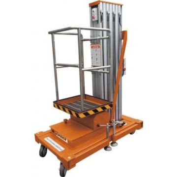 GROST Single Mast 125-9 AC Телескопический подъемник с питанием от сети.